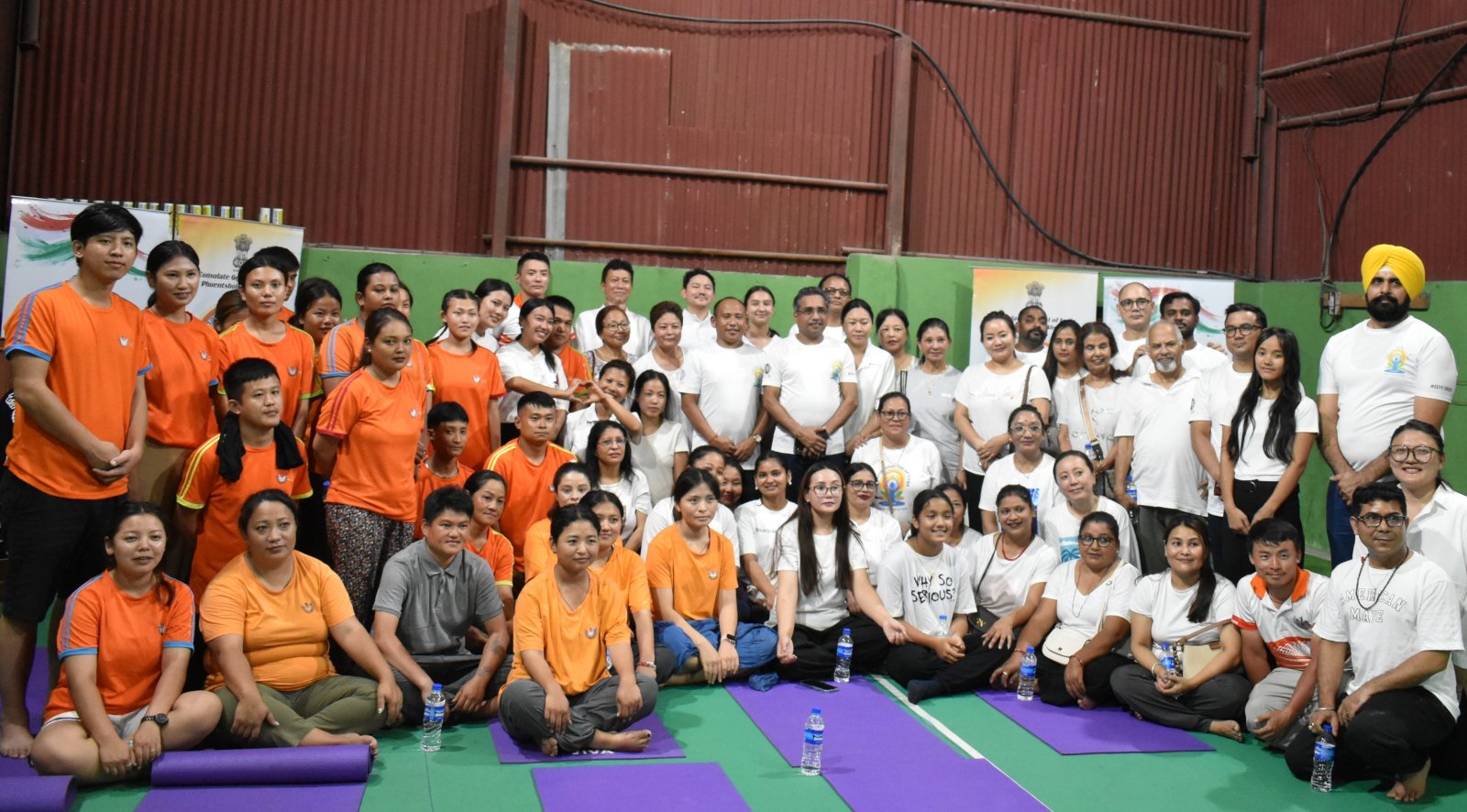 CGI Phuentsholing in collaboration with AOL, Bhutan Chapter and De-suung Regional Office, Phuentsholing  organized a vibrant yoga session in Phuentsholing (28-05-2025)