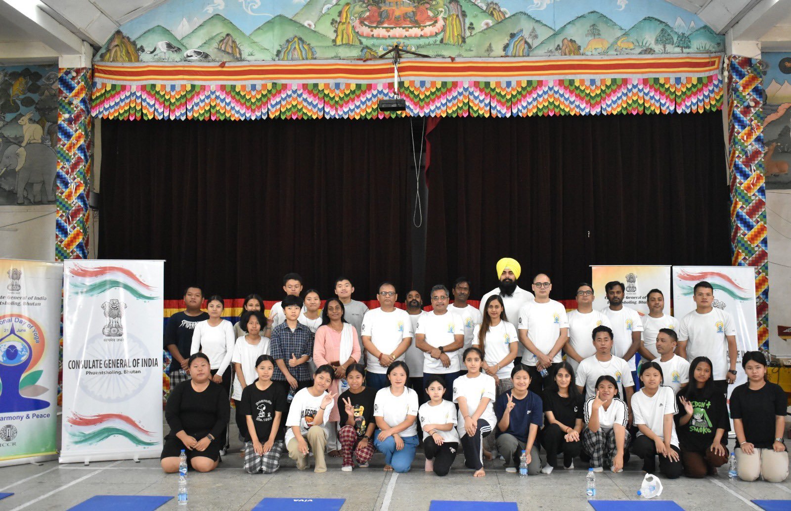 CGI Phuentsholing, conducted a guided yoga session  at PHSS (07-06-2025)