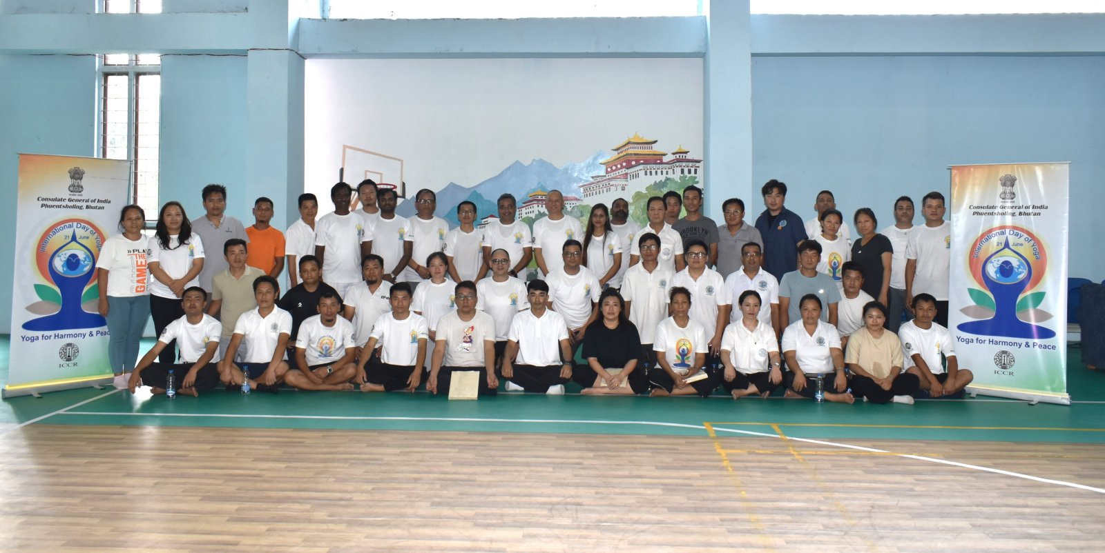 CGI Phuentsholing, conducted a guided yoga session  at CST Collage (05-06-2025)
