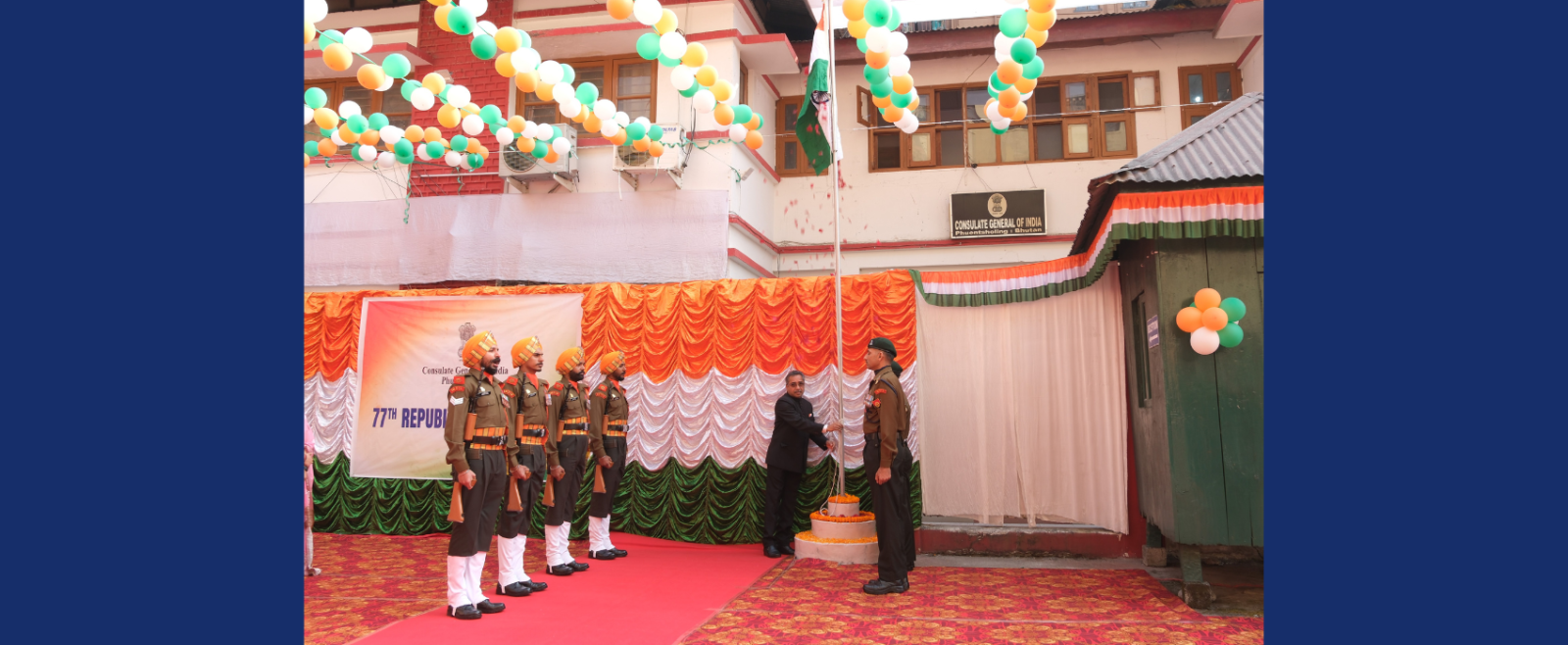 Glimpse of the 77th Republic Day of India.