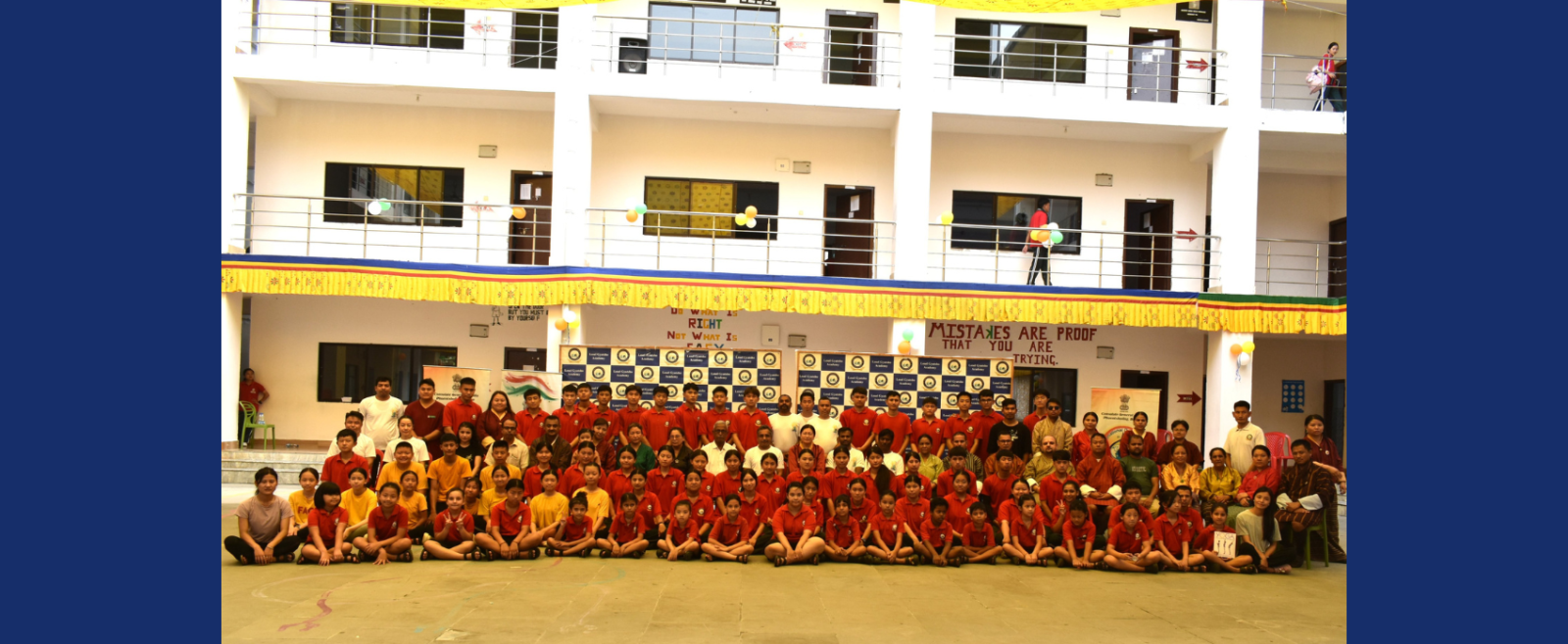 CGI Phuentsholing organized a guided yoga session at Losel Gyatsho Academy,Gelephu (11-06-2025)