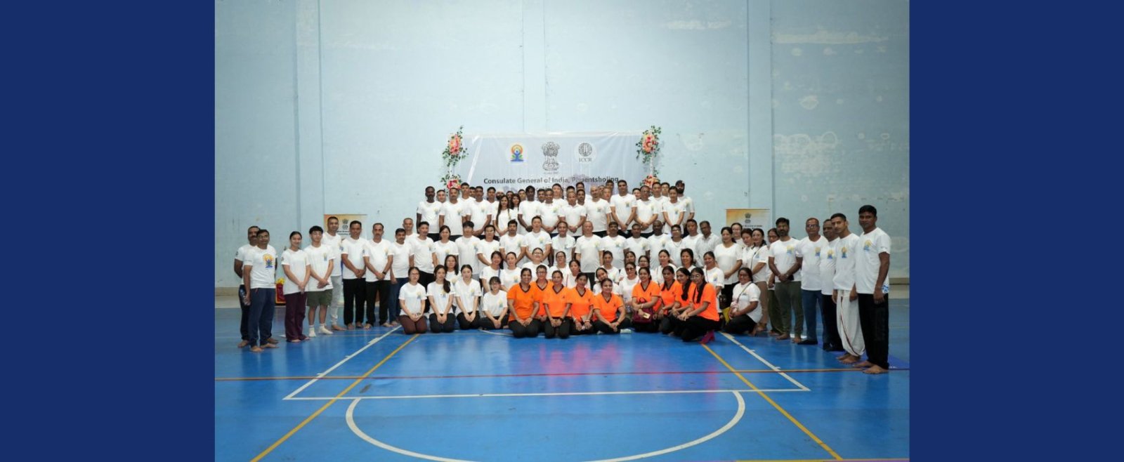 Celebration of the 11th International Day of Yoga in Phuentsholing